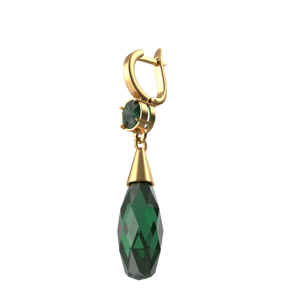 Crystal drop earrings — illustrative photo