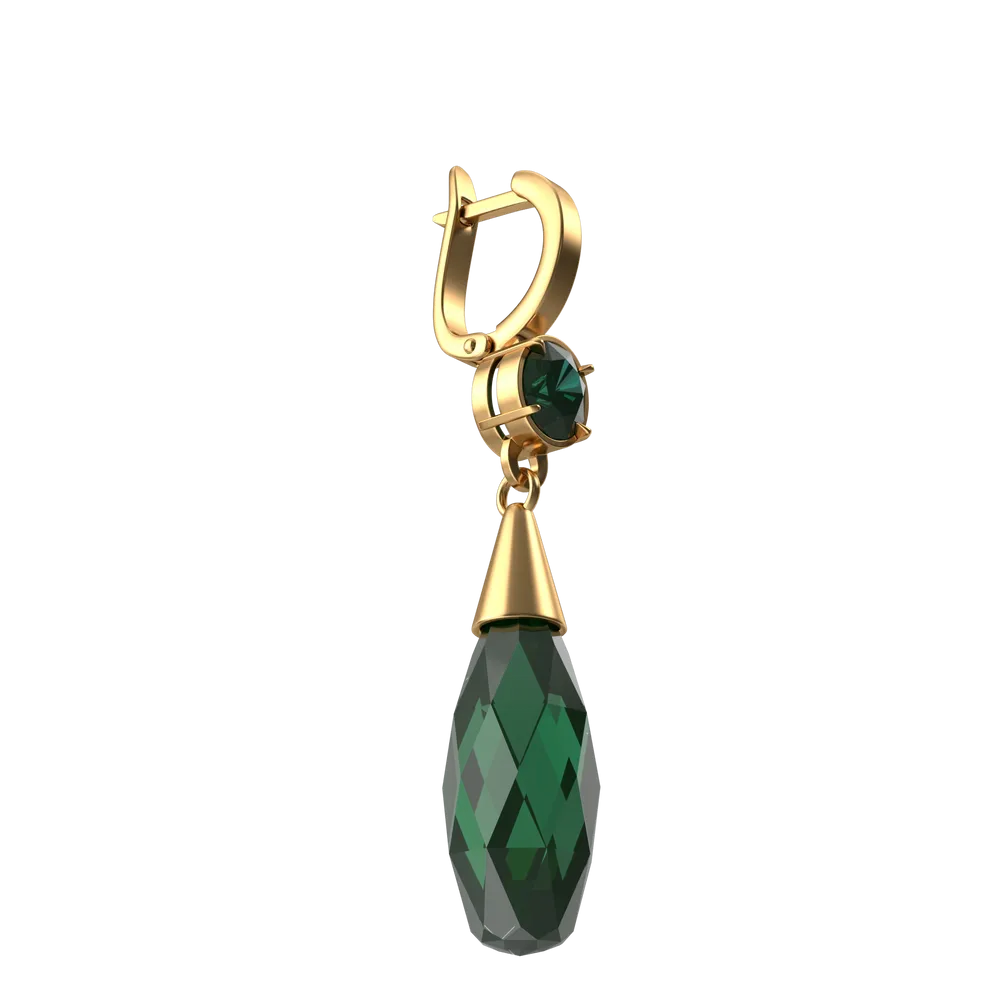 Crystal drop earrings — illustrative photo