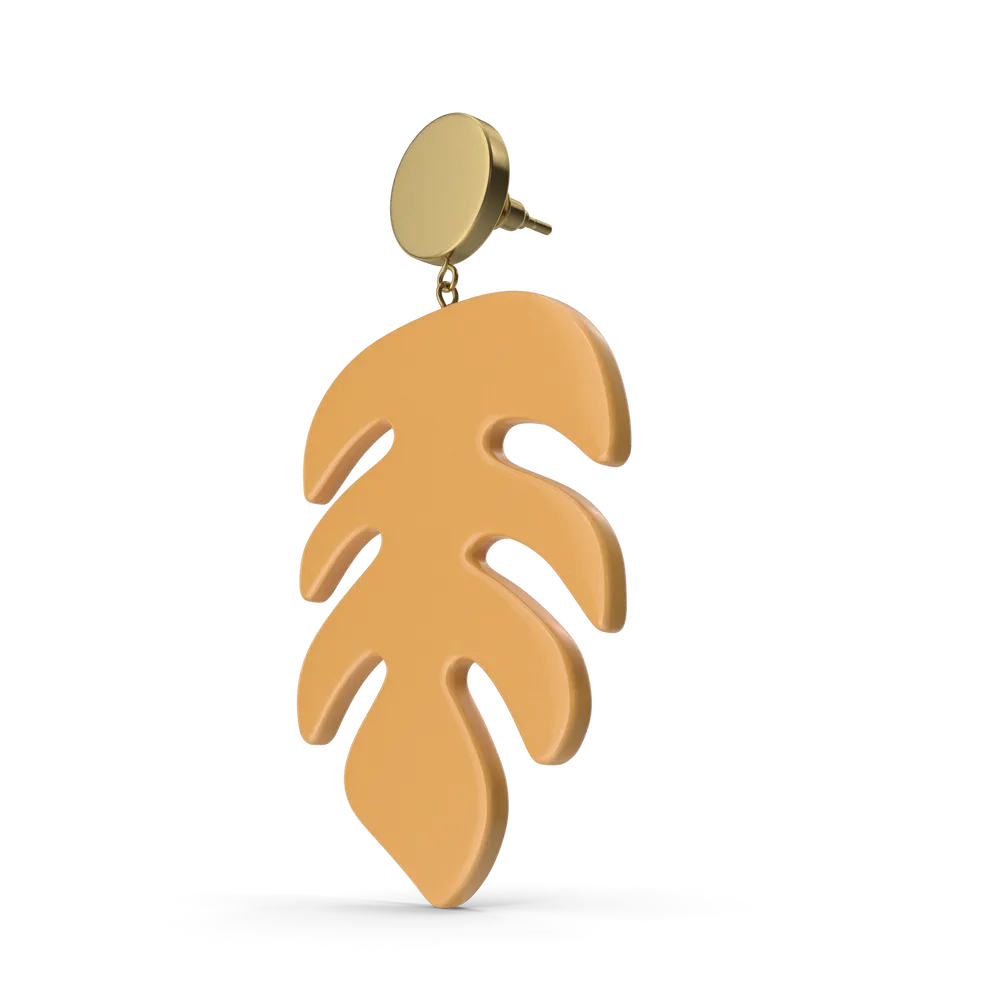 Tropical earrings — illustrative photo