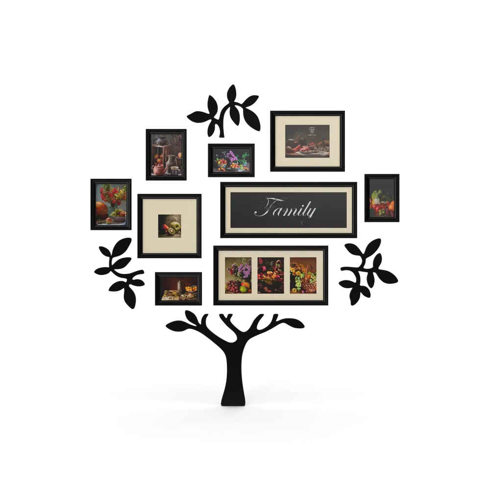 Family photo frame — illustrative photo