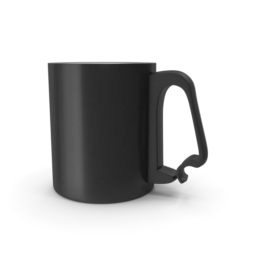 Aluminum travel cup — illustrative photo