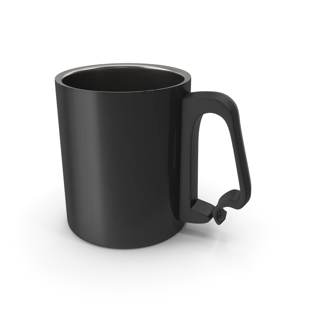 Aluminum travel cup — illustrative photo