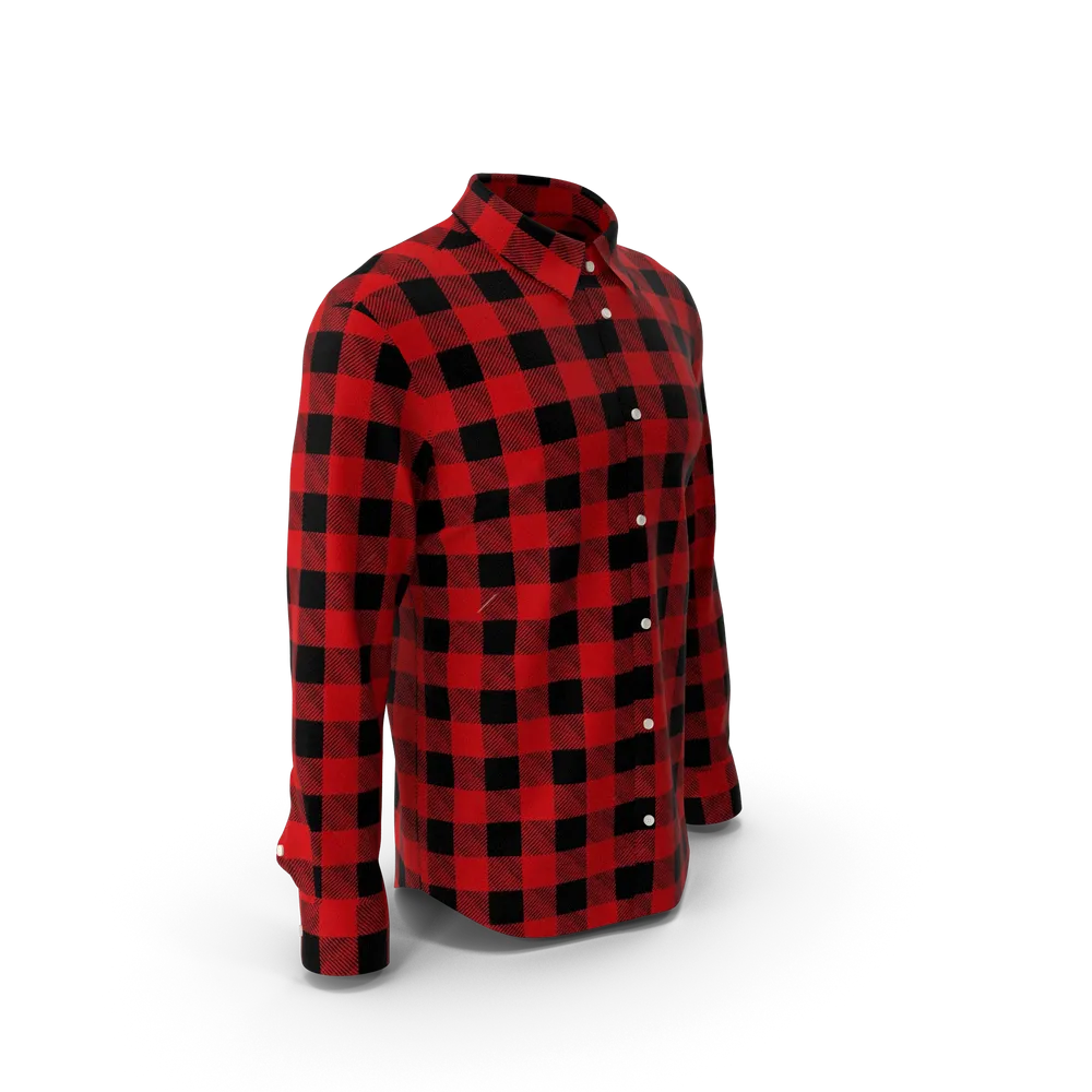 Relaxed plaid shirt — illustrative photo